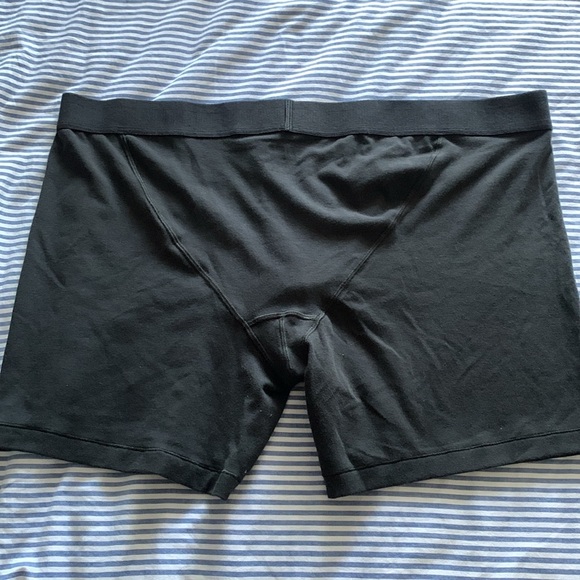 SKIMS Mens 5" Cotton Stretch Boxer Brief Underwear Black Onyx 3X XXXL Modal - Picture 6 of 6